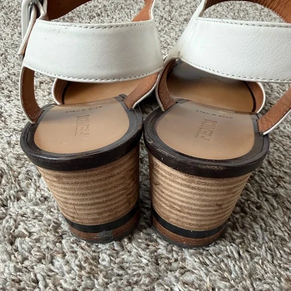 Fendi Demetra white leather heels US Size 10 - 10.5 EU 40.5 luxury classic - Picture 4 of 9